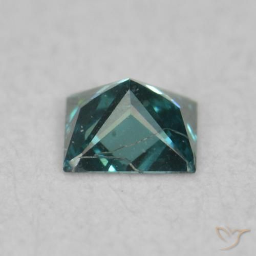 Diamante Verde Natural 0.05ct, Quadrado, VS-SI
