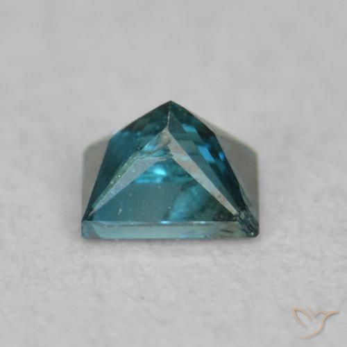 Diamante Azul Natural 0.05ct, Quadrado, VS-SI