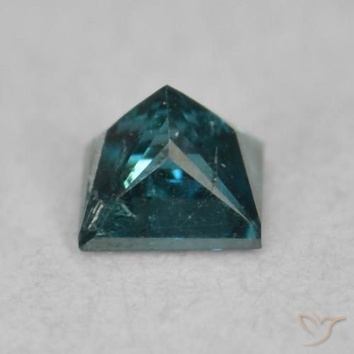 Diamante Azul Natural 0.06ct, Quadrado, VS-SI