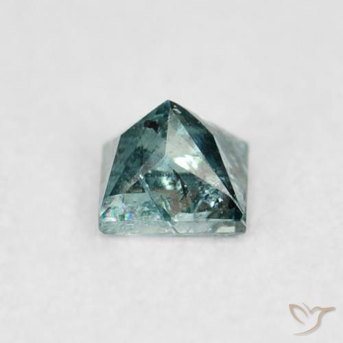 Diamante Verde Natural 0.07ct, Quadrado, SI