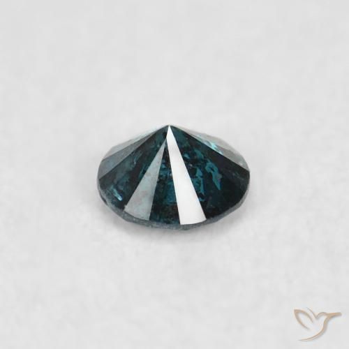 Diamante Azul Natural 0.05ct, Redondo, VS-SI