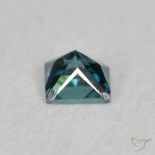 Diamante Azul Natural 0.07ct, Quadrado, VS