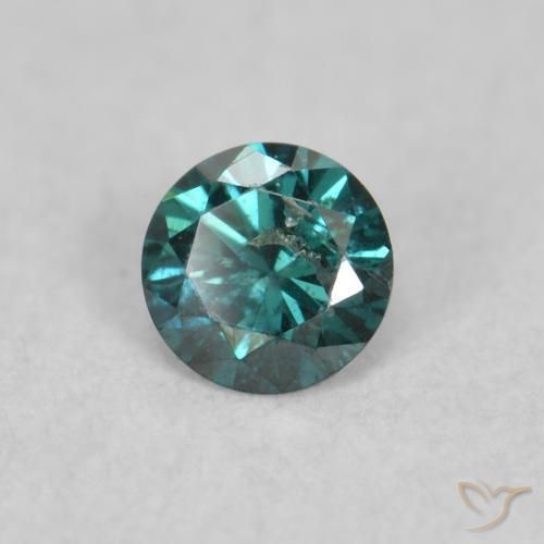 Diamante Verde Natural 0.05ct, Redondo, SI