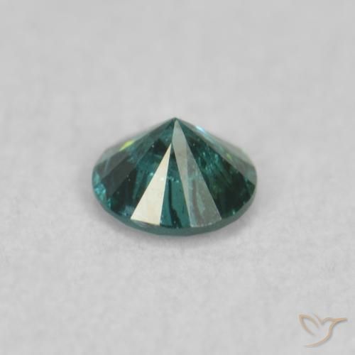 Diamante Verde Natural 0.05ct, Redondo, SI