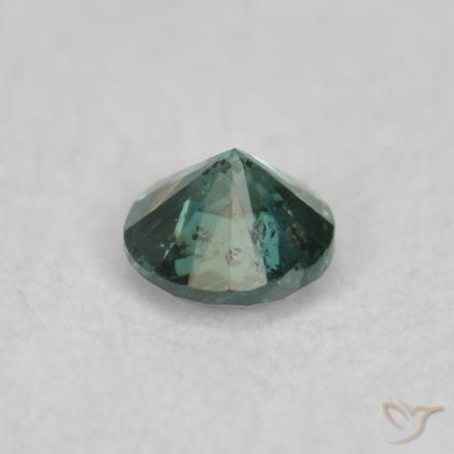 Diamante Verde Natural 0.07ct, Redondo, SI