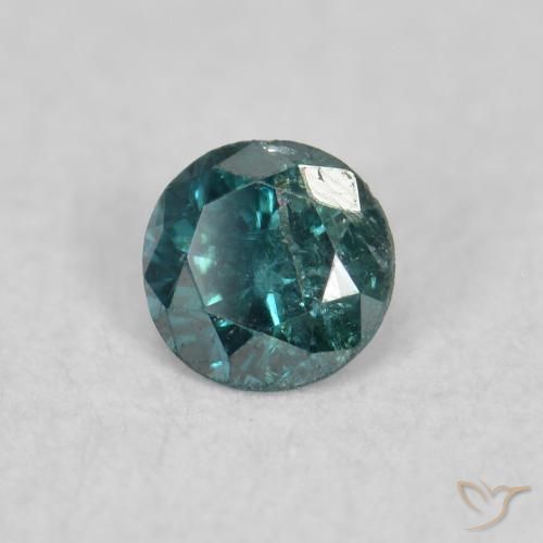 Diamante Verde Natural 0.05ct, Redondo, SI