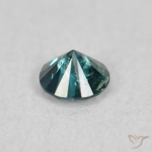 Diamante Verde Natural 0.05ct, Redondo, SI