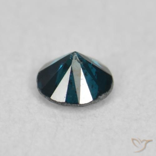 Diamante Azul Natural 0.07ct, Redondo, VS