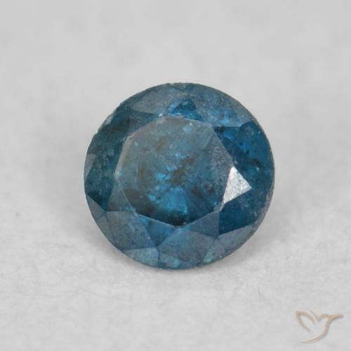 Diamante Azul Natural 0.04ct, Redondo, SI
