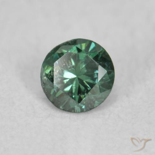 Diamante Verde Natural 0.05ct, Redondo, VS-SI