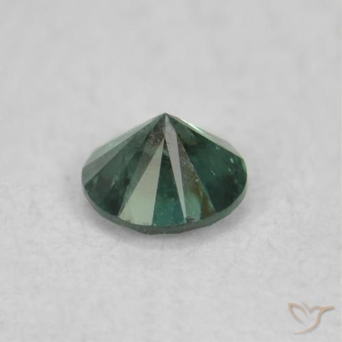 Diamante Verde Natural 0.05ct, Redondo, VS-SI