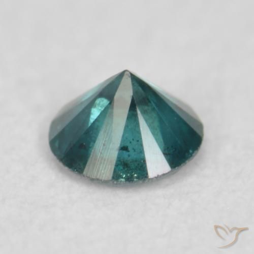 Diamante Azul Natural 0.07ct, Redondo, VS