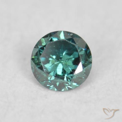 Diamante Verde Natural 0.02ct, Redondo, VS