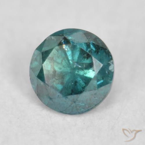 Diamante Verde Natural 0.08ct, Redondo, SI
