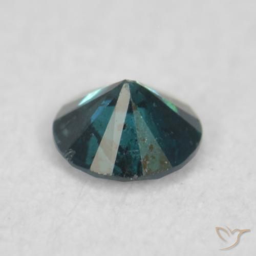 Diamante Azul Natural 0.06ct, Redondo, SI