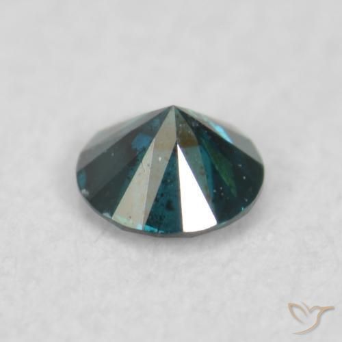 Diamante Azul Natural 0.05ct, Redondo, VS