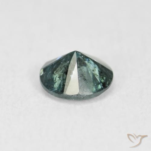 Diamante Azul Natural 0.38ct, Redondo, SI