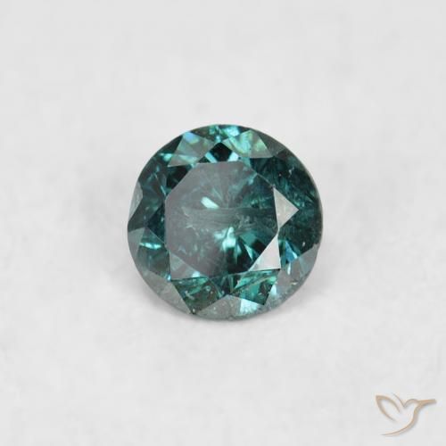 Diamante Verde Natural 0.07ct, Redondo, SI