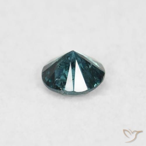 Diamante Azul Natural 0.06ct, Redondo, VS