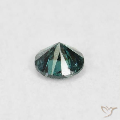 Diamante Verde Natural 0.06ct, Redondo, SI