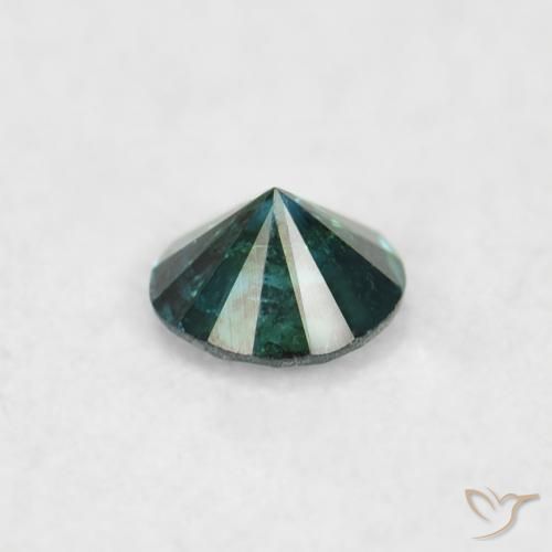 Diamante Verde Natural 0.04ct, Redondo, SI