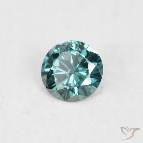 Diamante Verde Natural 0.03ct, Redondo, VS