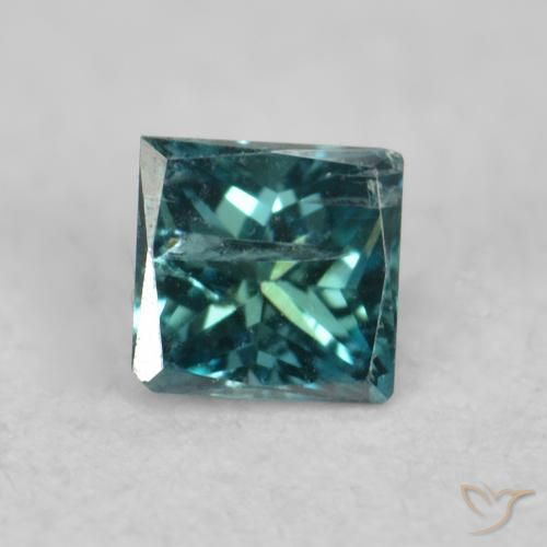0.07ct Natural Azul Diamante, Quadrado, VS