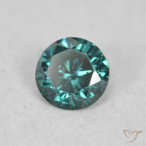 Diamante Verde Natural 0.07ct, Redondo, VS