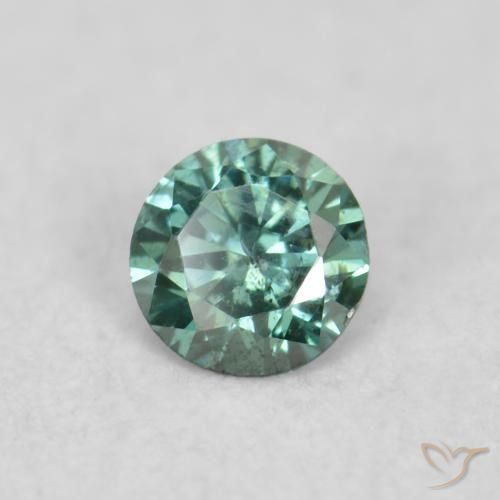 Diamante Verde Natural 0.05ct, Redondo, VS