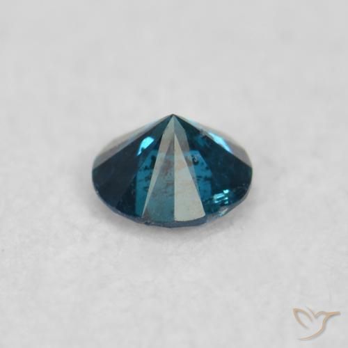 Diamante Azul Natural 0.03ct, Redondo, VS