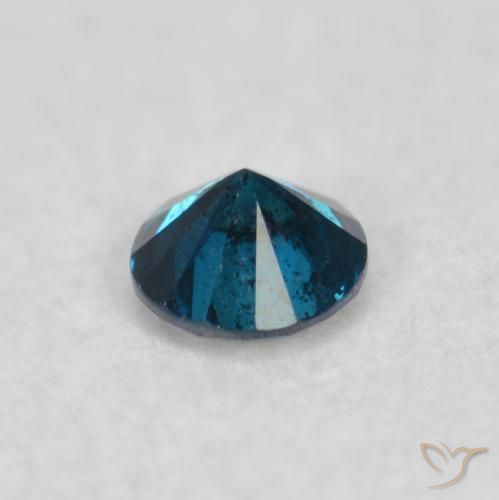 Diamante Azul Natural 0.05ct, Redondo, VS
