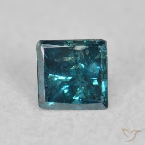 0.04ct Natural Azul Diamante, Quadrado, VS