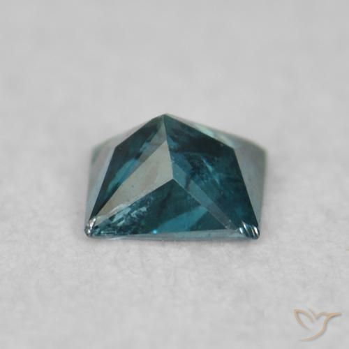 Diamante Azul Natural 0.04ct, Quadrado, VS