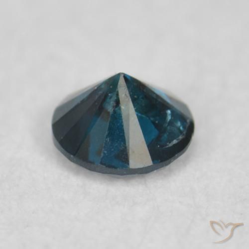Diamante Azul Natural 0.06ct, Redondo, VS