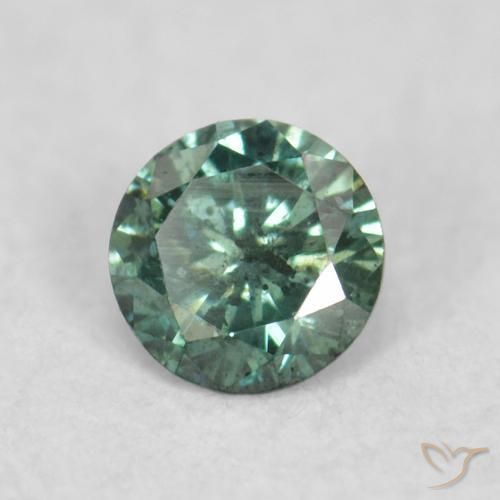 Diamante Verde Natural 0.06ct, Redondo, VS