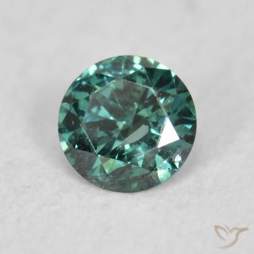 Diamante Verde Natural 0.05ct, Redondo, VS