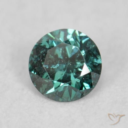Diamante Verde Natural 0.07ct, Redondo, VS