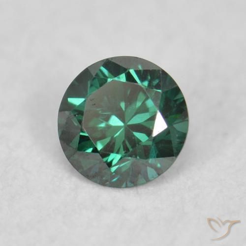 Diamante Verde Natural 0.06ct, Redondo, VS