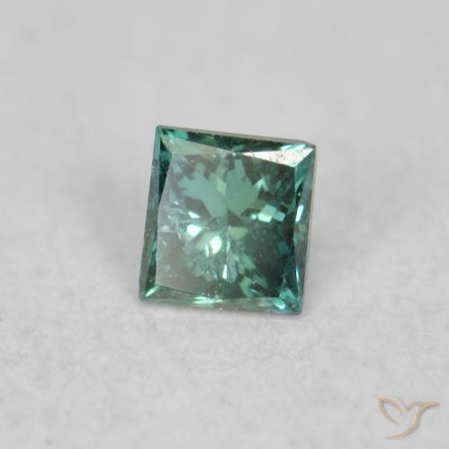 Diamante Verde Natural 0.04ct, Quadrado, VS-SI