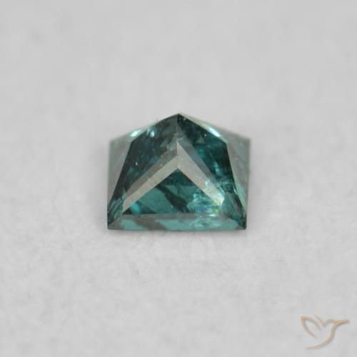 Diamante Verde Natural 0.04ct, Quadrado, VS-SI