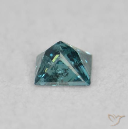 Diamante Verde Natural 0.03ct, Quadrado, VS-SI