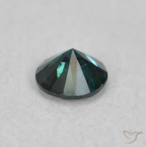 Diamante Azul Natural 0.06ct, Redondo, SI