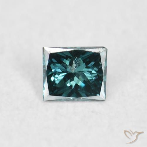 0.03ct Natural Azul Diamante, Quadrado, VS