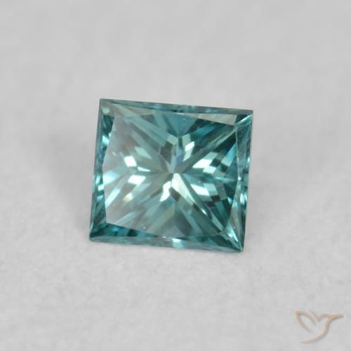 Diamante Verde Natural 0.03ct, Quadrado, VVS-VS