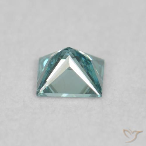 Diamante Verde Natural 0.03ct, Quadrado, VVS-VS
