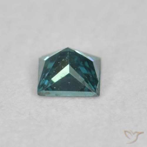 Diamante Verde Natural 0.04ct, Quadrado, VVS-VS