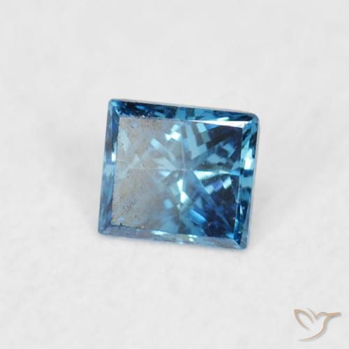 Diamante Azul Natural 0.05ct, Quadrado, VVS-VS