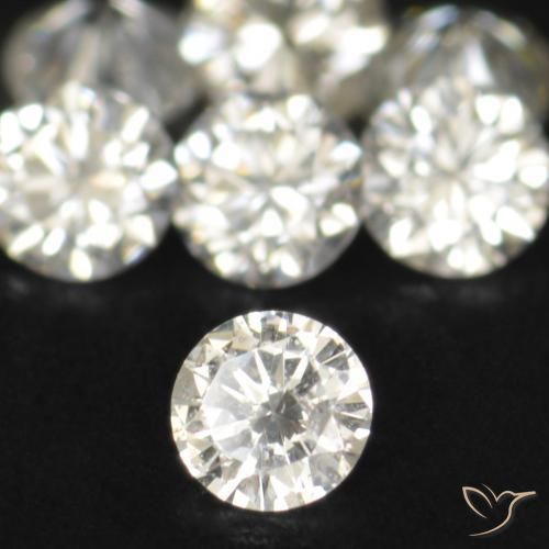 Diamante L Natural 0.04ct, Redondo, VS-SI