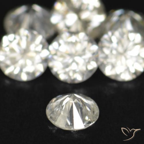 Diamante L Natural 0.04ct, Redondo, VS-SI