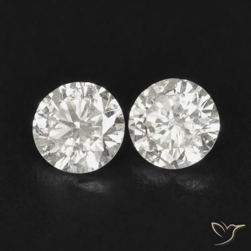 Pedras preciosas de Diamante I natural de 0.18 ct, Corte Redondo, SI